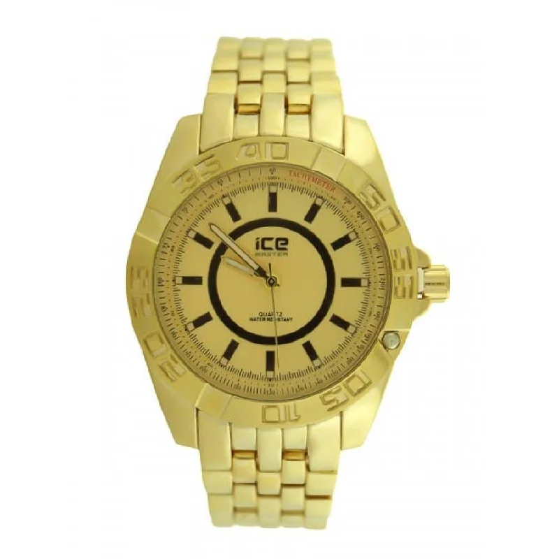 Trendy Digital Watches-Gold Sport Classic Mens Watch