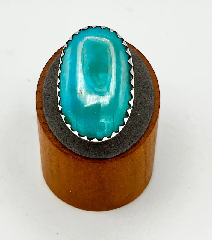 Customized Engagement Rings-Ring- Nomad Royston Turquoise