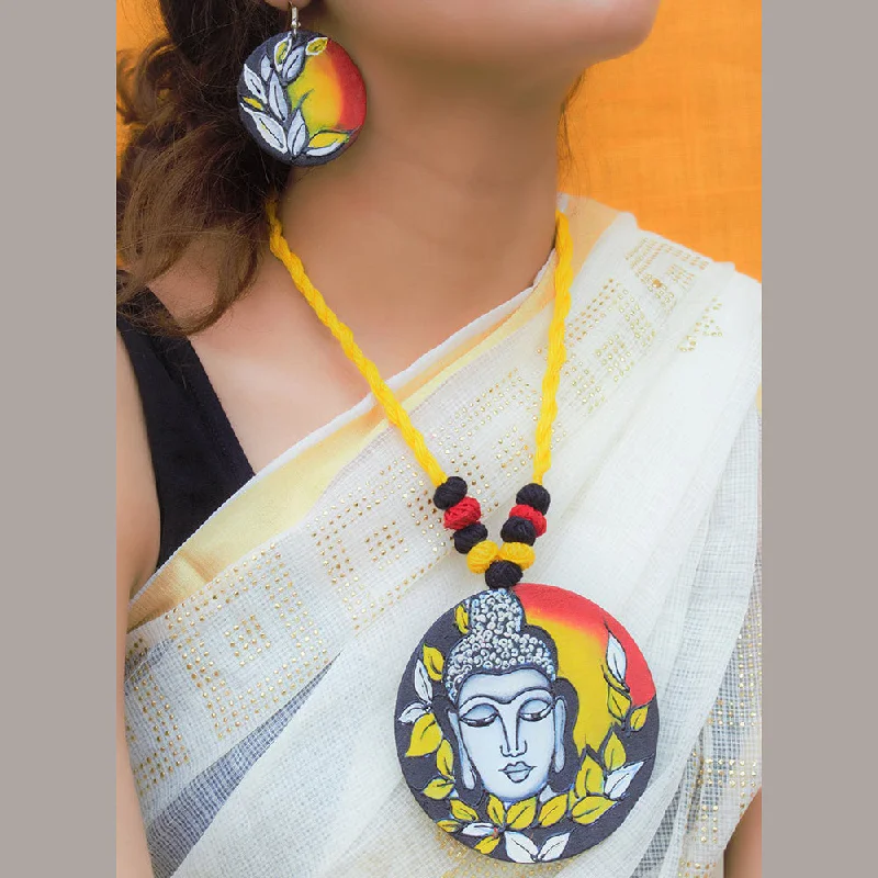 Boho Charm Necklaces-Pakhi Creation Handmade Long Necklace Set