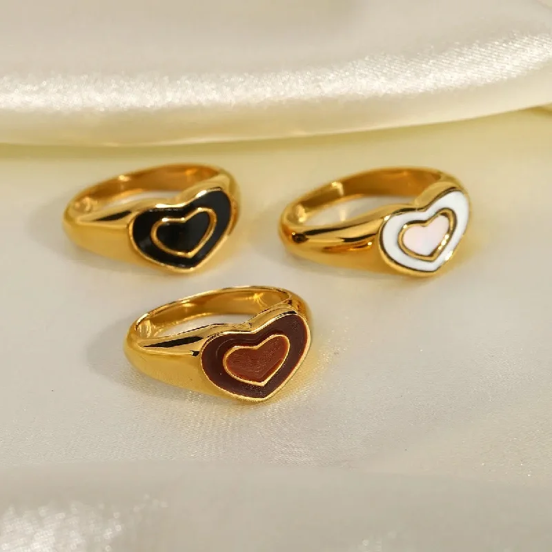 Classic Gold Wedding Rings-Love Ring