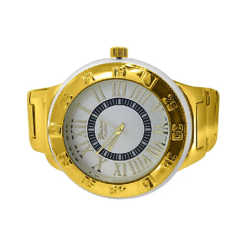 High-Tech Women’s Smart Watches-Huge Gold Elegant Fashion Watch