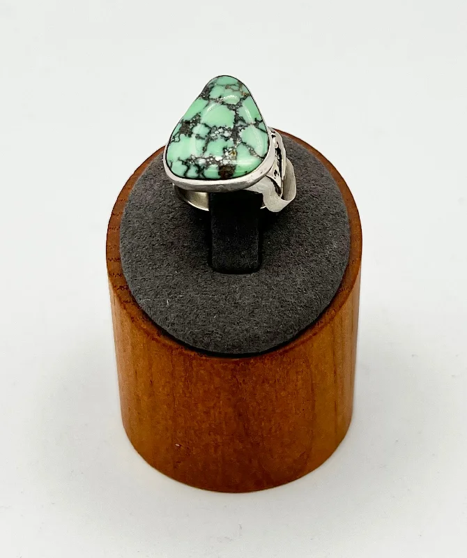 Vintage Art Deco Rings-Ring- Vintage Navajo Pixie Turquoise