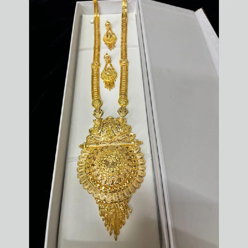 Long Pendant Necklaces-Pari Art Jewellery Forming Long Necklace Set