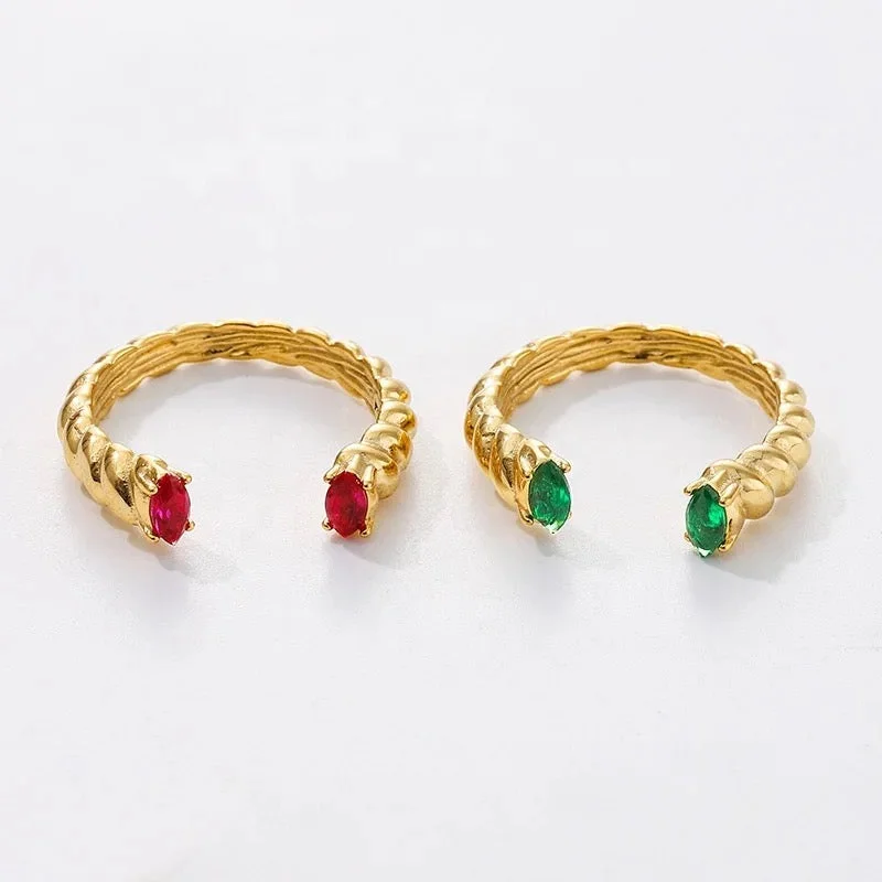 Vintage Gold Rings-Primavera Ring