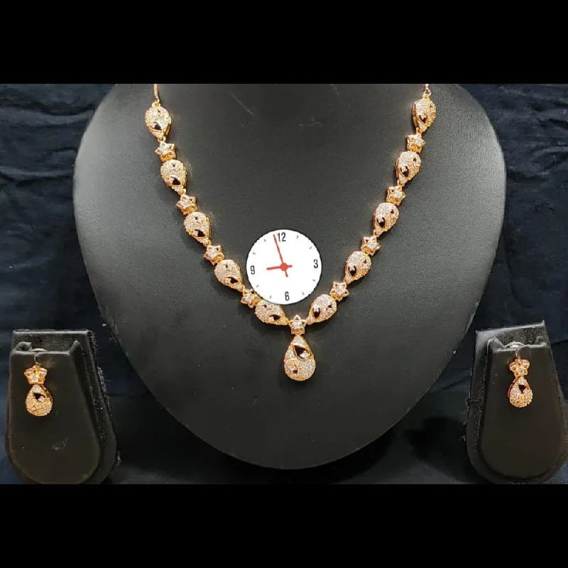 Retro Style Necklaces-Manisha Jewellery Austrian Stone Necklace Set