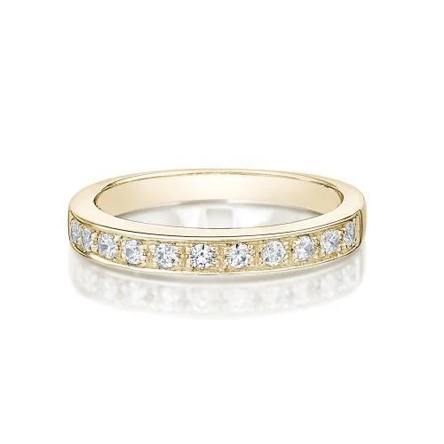 Couples Matching Rings-Wedding or eternity band in 14 carat yellow gold