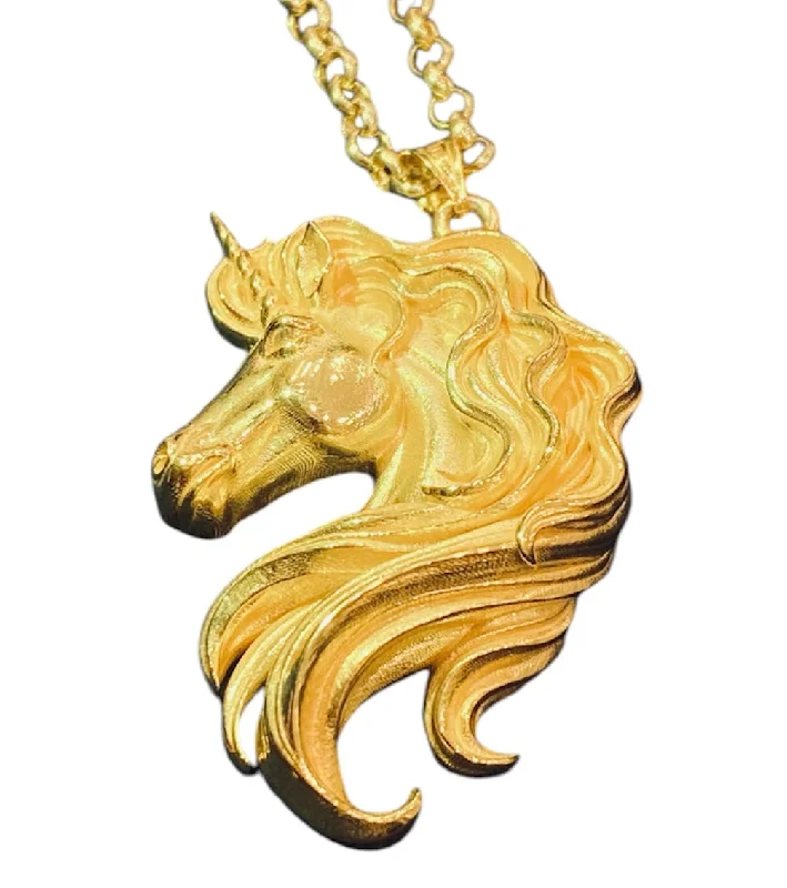 Zodiac Sign Necklaces-Unicorn Necklace