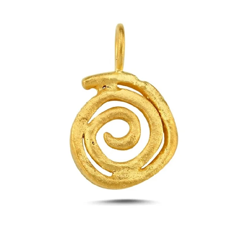 Unique Infinity Necklaces-Single Spiral Pendant