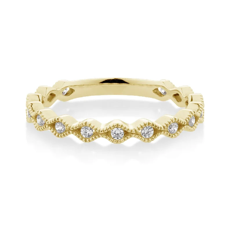 Chunky Silver Rings-Wedding or eternity band in 10 carat yellow gold