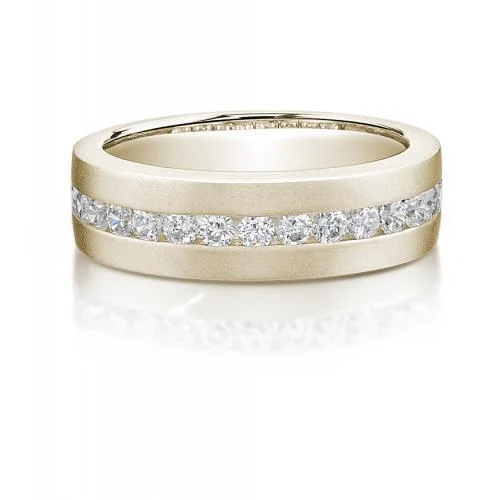 Simple Engagement Rings-Dress ring with 1.02 carats* of diamond simulants in 10 carat yellow gold