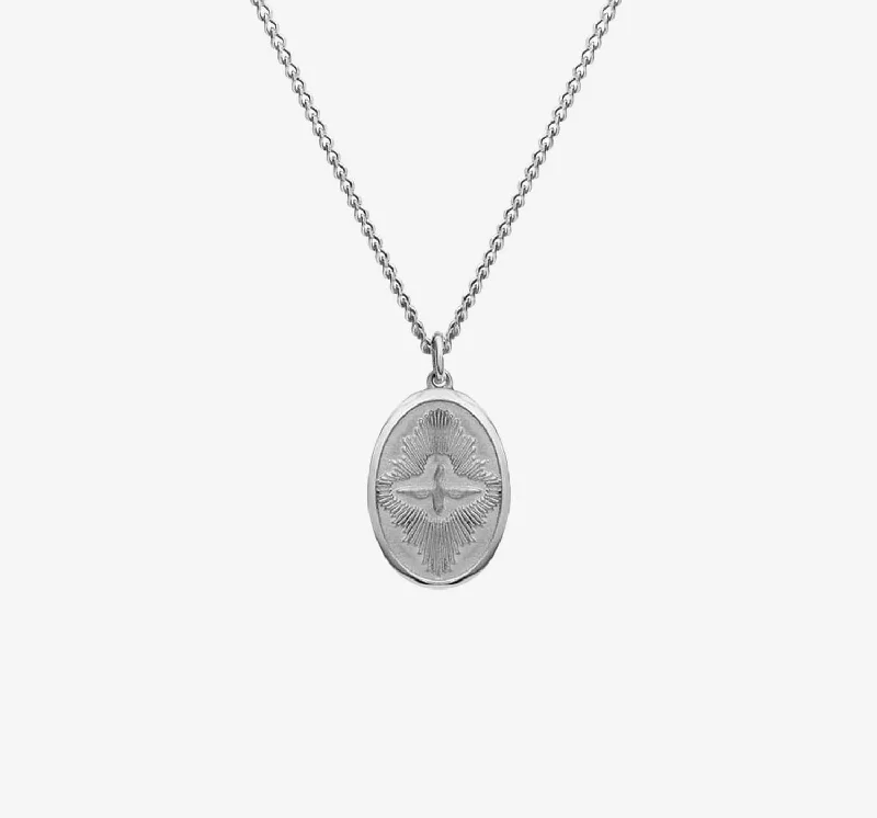 Fashionable Necklaces for Women-Dove Pendant Necklace | Silver