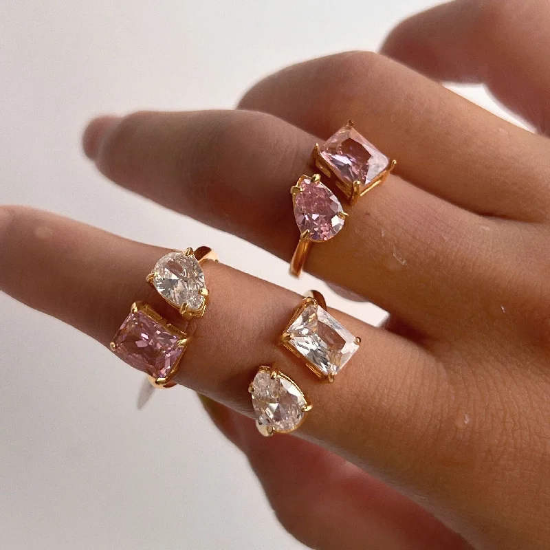 Vintage Engagement Rings-Big Rock Ring