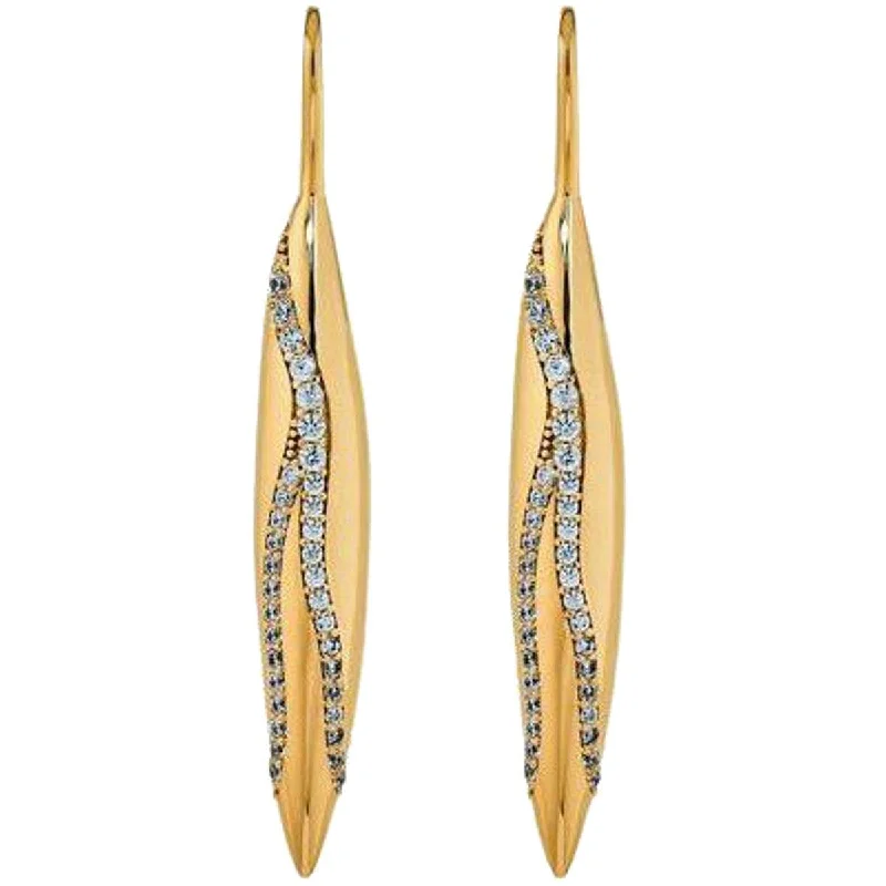 Silver Ear Cuffs-Swarovski Women's Drop Earrings - Atelier Gilded Cubic Zirconia | 5534423