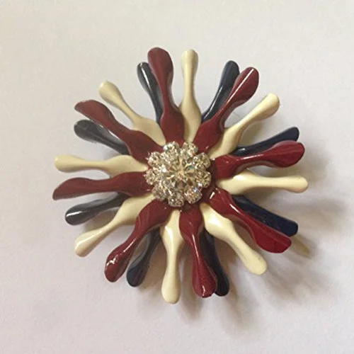 Creative Brooch with Hand-Painted Design-Firework Brooch