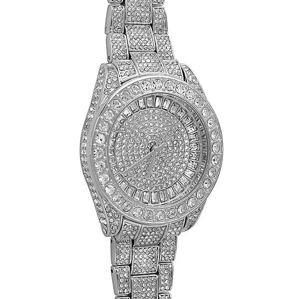 High-End Watches for Collectors-Platinum Custom Bling Bling Watch 41MM