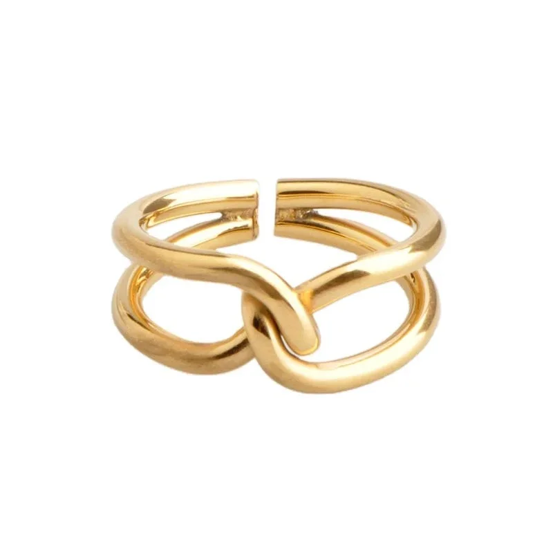 Unique Promise Rings-Nudo Ring