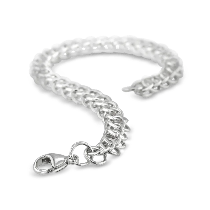 Elegant Multi-Strand Bracelets-Lockdown V Silver Small Persian Bracelet